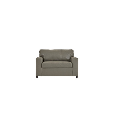 51" Genuine Leather Bently Cuddle Chair