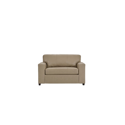 51" Genuine Leather Bently Cuddle Chair