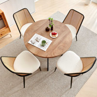 Brando 5-piece Round Dining Set by George Oliver