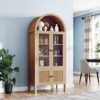 71" Tall Arched Kitchen Pantry by Wrought Studio