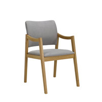 Menorca 2pc Indoor Grey Dining Chairs by George Oliver