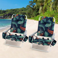 Shaliya Folding Beach Chair by Arlmont & Co.