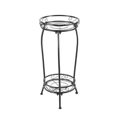 Tall Metal Plant Stand Indoor Outdoor by Red Barrel Studio
