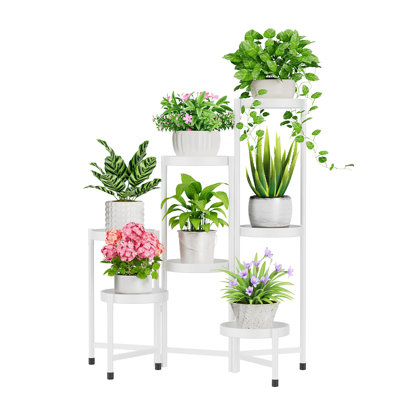 7 Tier Metal Plant Stand for Indoor Outdoor by Arlmont & Co.