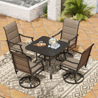 4 - Person Upgraded Square Outdoor Dining Set