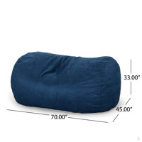 Marlin 6.5 Foot Cylindrical Bean Bag by Latitude Run