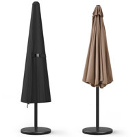 Waterproof Patio Umbrella Cover with Zipper by Arlmont & Co.