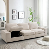 Modular Sofa Couch With Seats Storage For Living Room, Office, Small Space
