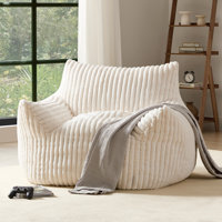 Bean bag chair comes with a spacious size, corduroy loveseat. by Trule