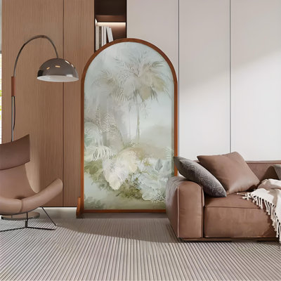 Tropical Plant Screen Divider