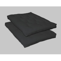 Promotional Futon Pad Black by Latitude Run