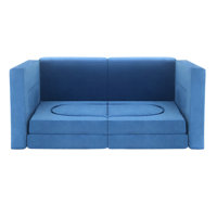 Kids Couch 12Pcs, Toddler Baby Kids Modular Sofa Couch for Bedroom Playroom by Isabelle & Max