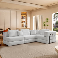 Oversized Upholstered Sectional Sofa Couch Set by Latitude Run