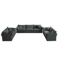 Ira 3-Piece Chenille Living Room Set