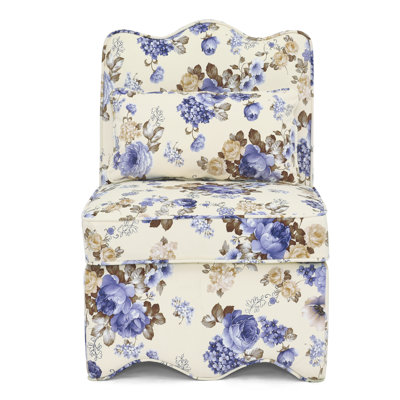 Flannel single dining chair with soft seat cushion and backrest, no armrests, matching pillow can be used as waist cushion, this dining chair can be u by Winston Porter