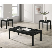 Brudan 3-Piece Coffee Table Set by Wrought Studio