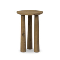 Kove Solid Wood End Table by Loon Peak