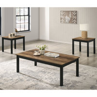Brudan 3-Piece Coffee Table Set by Ebern Designs