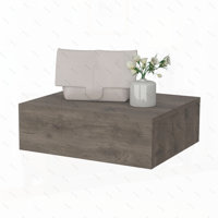 Vienna Floating Nightstand, Sleek Wall-Mounted Design with Spacious Drawer Storage by Latitude Run