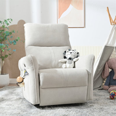 270° Power Swivel Rocker Recliner Chair – Electric Recliner With 30° Rocking & 95-150° Reclining, Breathable Fabric, 330lbs Capacity, Perfect For Livi by Latitude Run