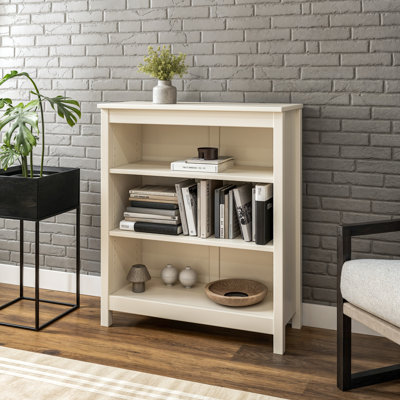 Classic Shaker Style Solid Wood Bookcase by Latitude Run