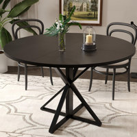 Round Dining Table For 4, 47" Dining Table, Circle Table, Dining Room Table by 17 Stories