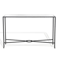 Markley Forged Metal Rectangle Console Table by Everly Quinn