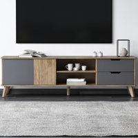 Mid Century Modern TV Stand,TV Console Cabinet With Large Storage Space,TV Cabinet by George Oliver