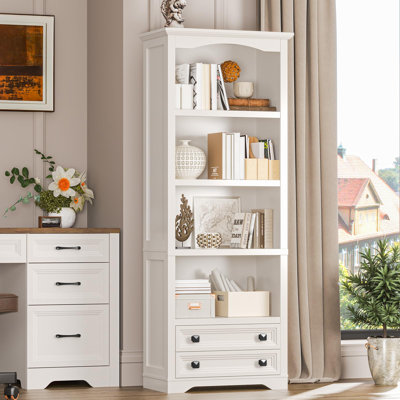 Bookcase And Bookshelf With Storage Drawers by Red Barrel Studio
