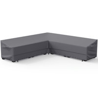 Outdoor Sectional Sofa Cover Waterproof V Shaped Patio Furniture Covers for Deck, Lawn and Backyard by Latitude Run