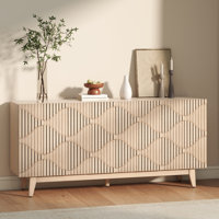 65" Wide Sideboard with Solid Wood Legs by George Oliver