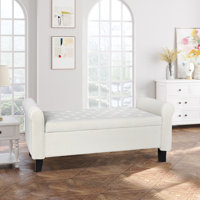 Upholstered Storage Bench End of Bed by House of Hampton
