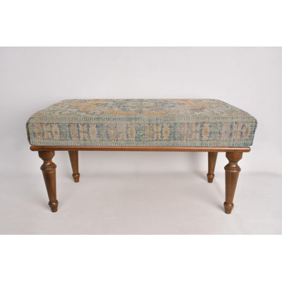Bench For Bedroom, Sitting Bench, Ottoman Bench, Upholstered Bench, Turkish Rug Bench, Kilim Bench, Home Decor Bench, Handmade Bench by Dakota Fields