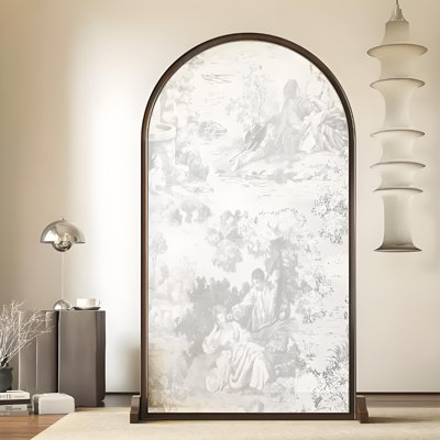 Modern Minimalist Ju-i Pattern Screen Divider