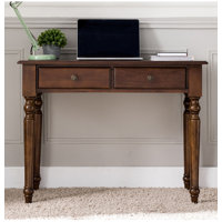 American Solid Wood Simple Home Office Desk by Darby Home Co