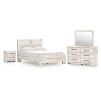 Lawroy Panel Bed, Dresser, Mirror and Nightstand by Gracie Oaks