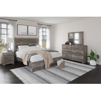 Belachime Panel Bed, Dresser, Mirror, and Nightstand by Red Barrel Studio