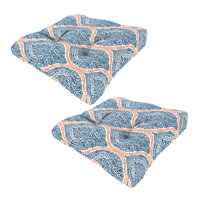 19" x 19" Outdoor Wicker Seat Cushion (Set of 2) by Winston Porter