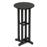 21.5" Round Patio Bar Table with Slatted Table Top by Ebern Designs