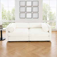 Modular Sectional Sofa With Storage, Cylindrical Backrest And Armrests Deep Comfortable Seating,durable And Supportive For Living Room by Latitude Run