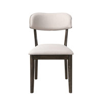 Tennyson Wood Open Back Side Dining Chair, Walnut by George Oliver