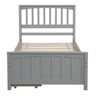 Platform Bed with Two Drawers by Red Barrel Studio