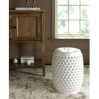 Stella Nail Head Garden Stool by Hokku Designs
