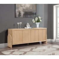 Elanor Oak Veneer And Solid Wood Sideboard / Buffet by George Oliver
