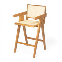 Hassan 27’’ Rubberwood Counter Stools With Cane Webbing