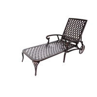 Cast Lounge Chair, Patio Chaise Lounge, Pool Lounge Chair