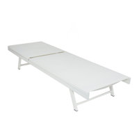 White Chaise Lounge, Lounge Chair Outdoor by George Oliver