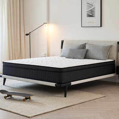 10" Medium Hybrid Mattress Pocket Spring with CertiPUR-US Certified Foam by Alwyn Home