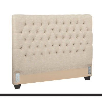 Chloe Tufted Upholstered Headboard Oatmeal by Red Barrel Studio