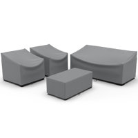 4 Piece Heavy Duty Waterproof Outdoor Furniture Cover by Arlmont & Co.